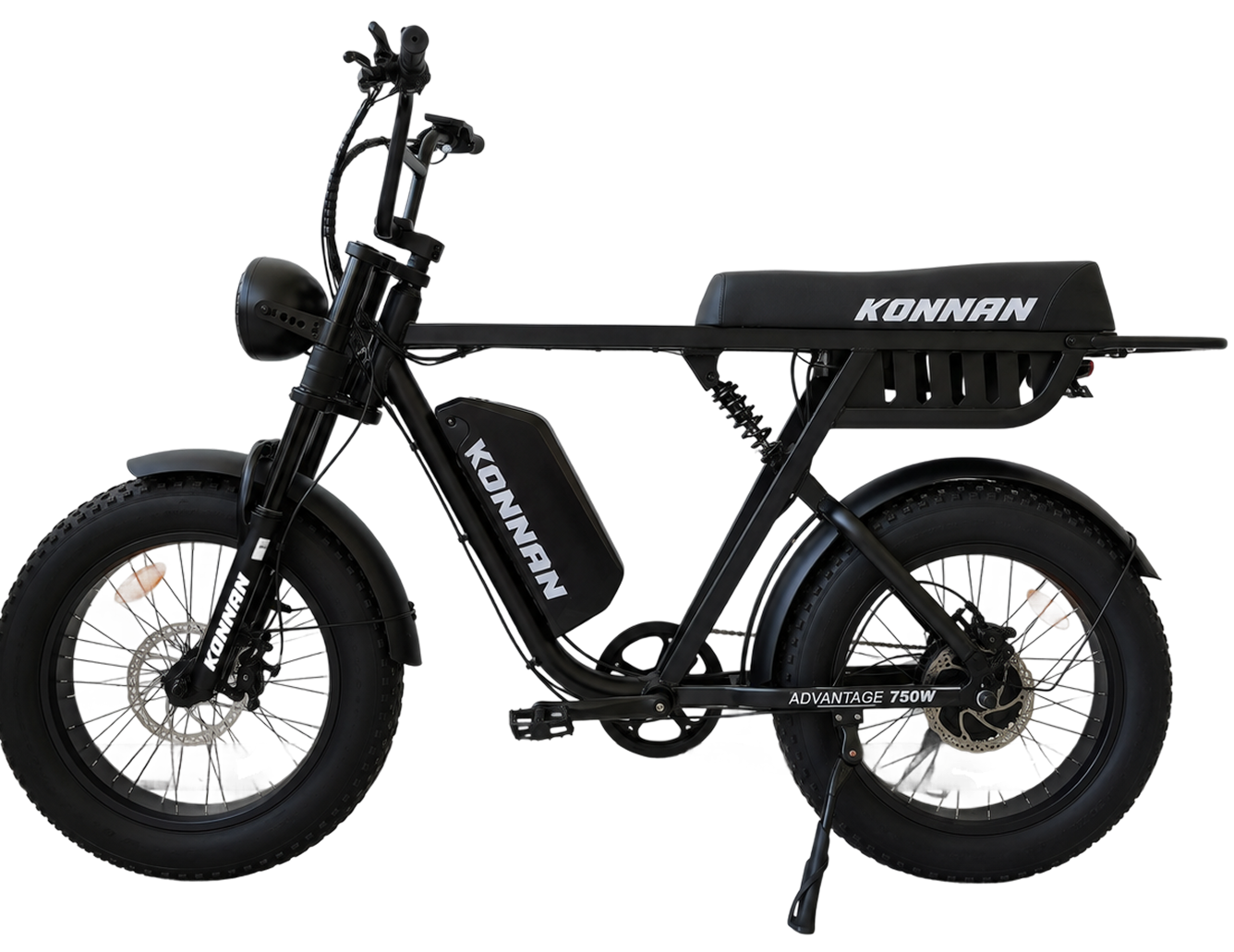 Bicicleta Elétrica Advantage 750W PRETO/BRANCO