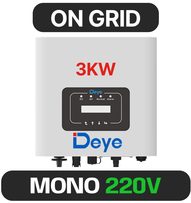 INVERSOR DEYE AFCI MONO 3KW ON GRID 220V 1MPPT