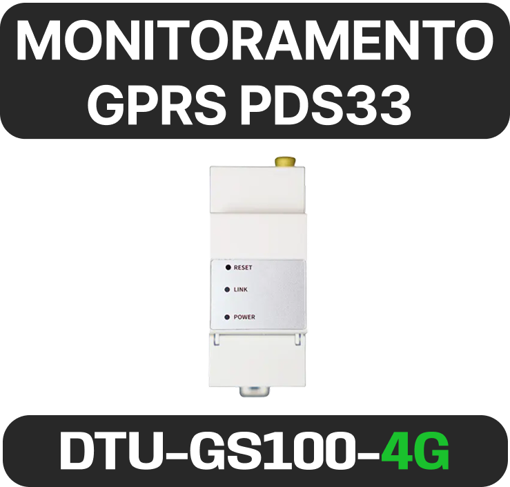 MONITORAMENTO GPRS PDS33 - DTU-G100-4G