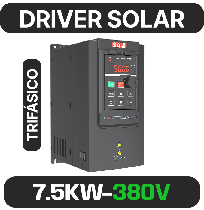 DRIVER SOLAR SAJ TRIFASICO 7.5KW 380V