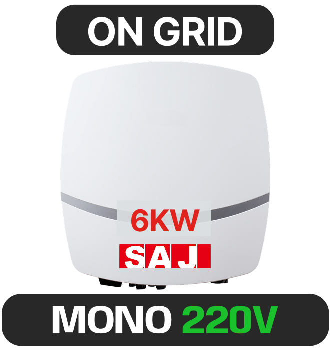 Inversor — INVERSOR SAJ AFCI MONO 6KW-R5 220V 2MPPT