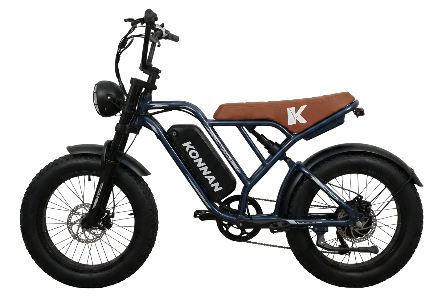 Bicicleta Elétrica Explorer II 750W AZUL/BRANCO