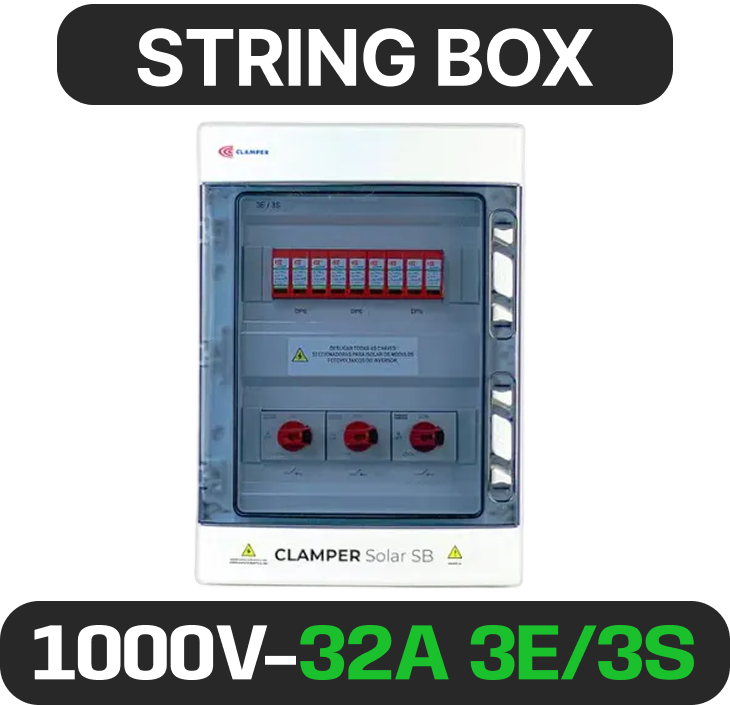STRING CLAMPER SB 1000V 32A 3E/3S P24